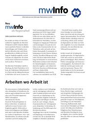 Irgendwas is' immer! - Die Mürwiker Werkstätten