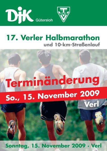 17. Verler Halbmarathon - Verler Volkslauf