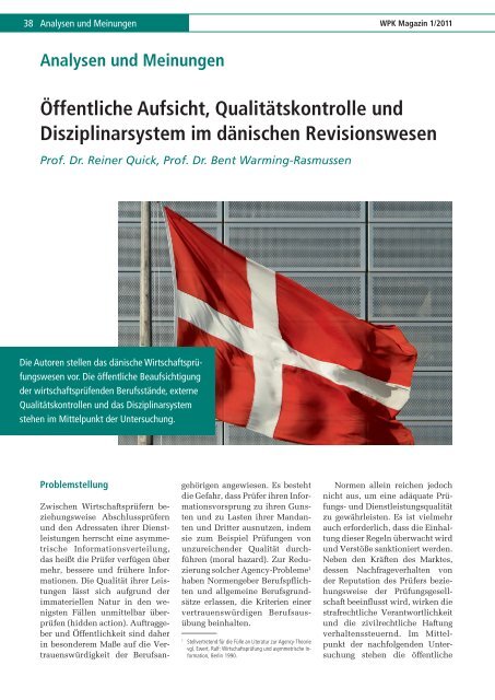 WPK Magazin 1/2011 - Wirtschaftsprüferkammer