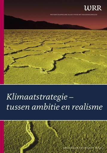 Klimaatstrategie - tussen ambitie en realisme - Wetenschappelijke ...