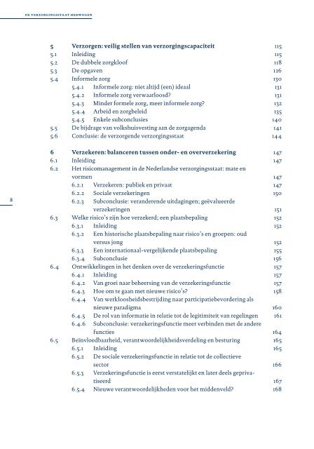 De verzorgingsstaat herwogen - Wetenschappelijke Raad voor het ...