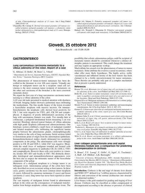 Sabato 27 ottobre 2012 - Pacini Editore