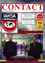 kick boxing magazine - IAKSA Italia