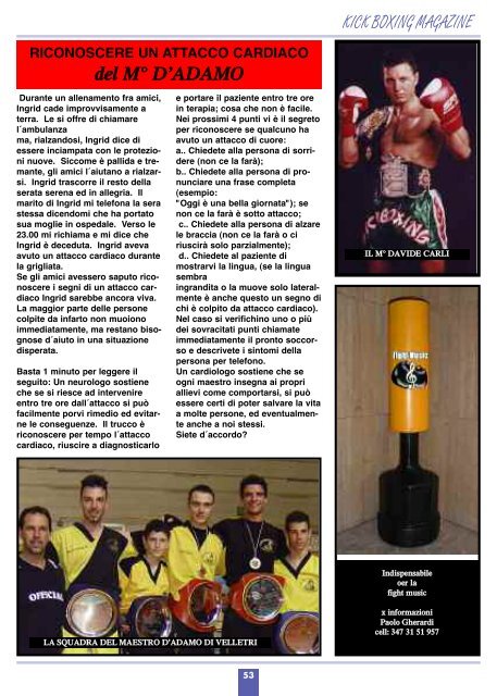 kick boxing magazine - IAKSA Italia