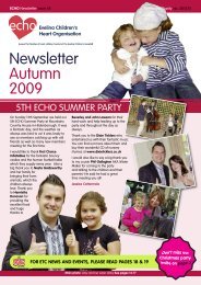 ECHO Newsletter Autumn 2009 - Evelina Children's Heart ...