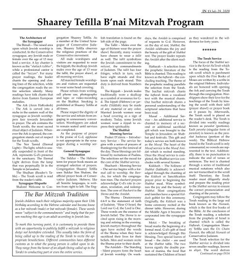 bar\Bat Mitzvah - Jewish Post & Opinion