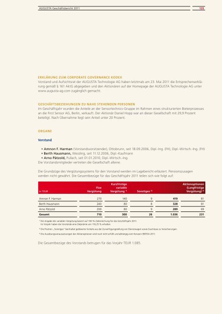 Konzern-Kapitalflussrechnung für das Geschäftsjahr 2011 - PresseBox