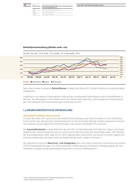 Konzern-Kapitalflussrechnung für das Geschäftsjahr 2011 - PresseBox