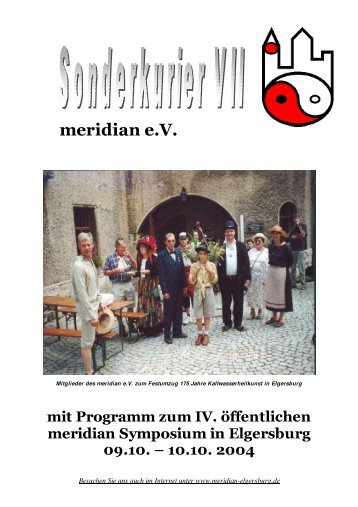 Kurier VII : 20041007094437_425014.pdf - meridian eV in Elgersburg