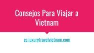 Consejos Para Viajar a Vietnam