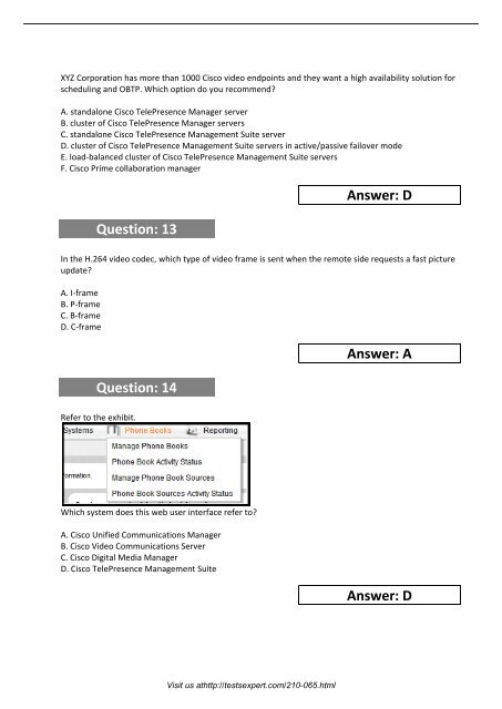 210-065 Practice Dumps