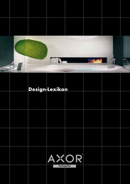 Kostenloser Download: Axor Design-Lexikon - Hansgrohe