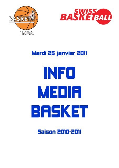 Mardi 25 janvier 2011 Saison 2010-2011 - 1-2-3-4-5-6