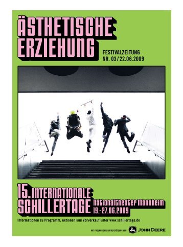 FESTIVALZEITUNG NR. 03 / 22.06.2009 - Schillertage