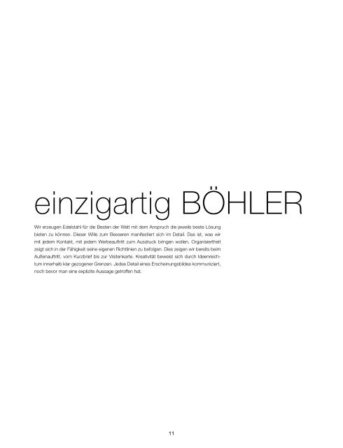 It's showtime - Böhler Edelstahl