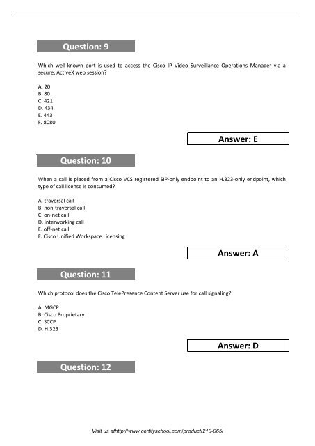 210-065 Dumps download