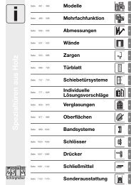 Spezialtüren aus Holz