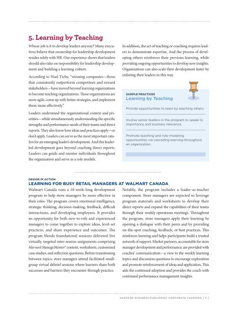 ACCELERATE LEADERSHIP DEVELOPMENT WITH OPTIMAL DESIGN SIX KEY PRINCIPLES