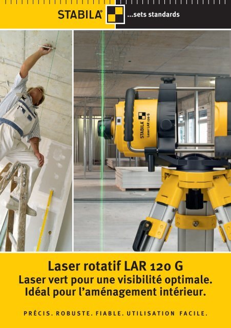 Laser rotatif LAR 120 G: Green Power - Stabila