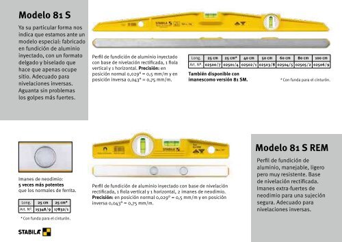 Reglas - Stabila