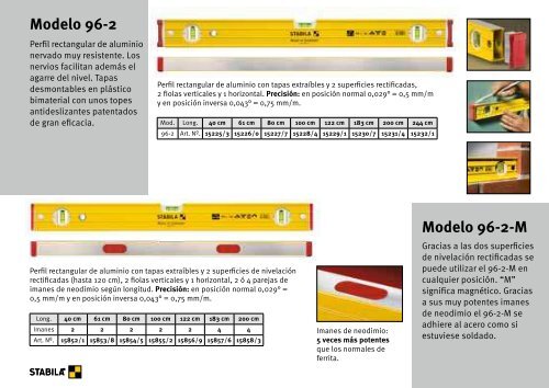 Reglas - Stabila