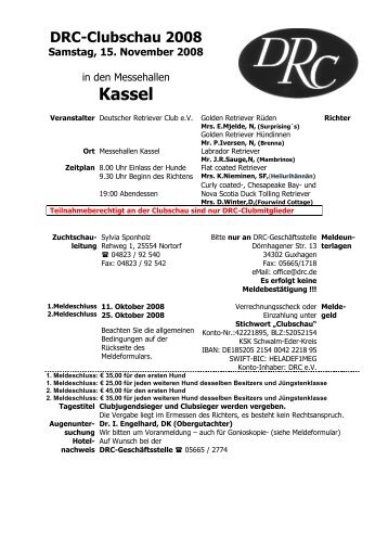 Kassel - Deutscher Retriever Club eV
