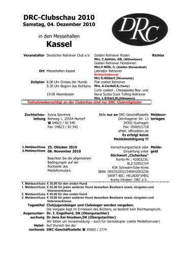 Kassel - Deutscher Retriever Club eV