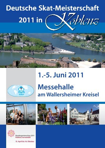 Deutsche Skat-Meisterschaft 2011 in 1.-5. Juni 2011 Messehalle 2 ...