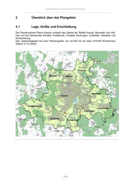 Landschaftsplan Zweckverband Raum Kassel