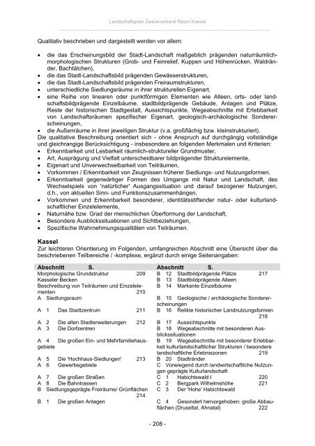 Landschaftsplan Zweckverband Raum Kassel