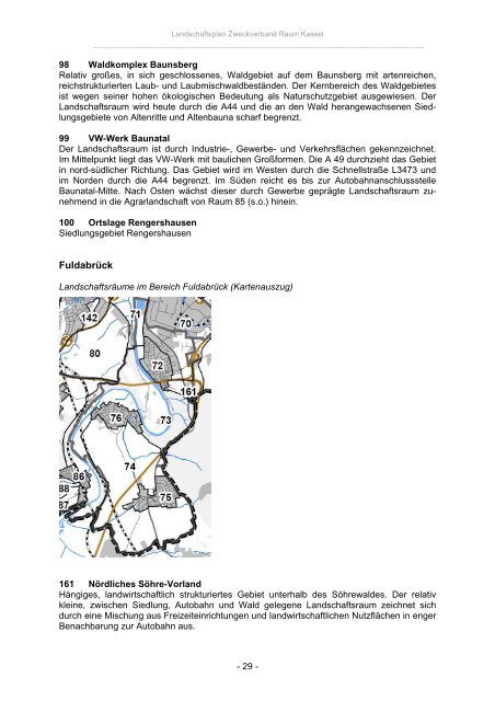 Landschaftsplan Zweckverband Raum Kassel