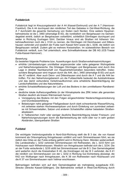 Landschaftsplan Zweckverband Raum Kassel