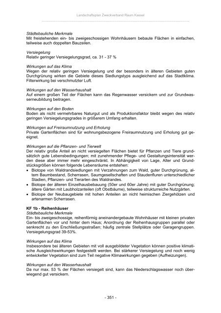 Landschaftsplan Zweckverband Raum Kassel