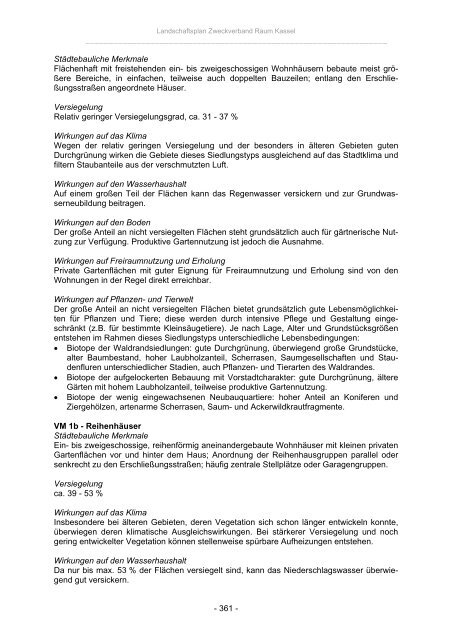 Landschaftsplan Zweckverband Raum Kassel