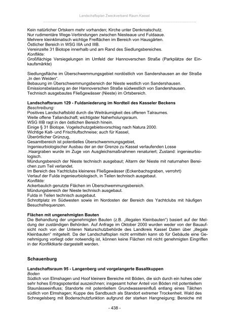 Landschaftsplan Zweckverband Raum Kassel