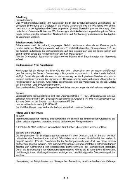 Landschaftsplan Zweckverband Raum Kassel