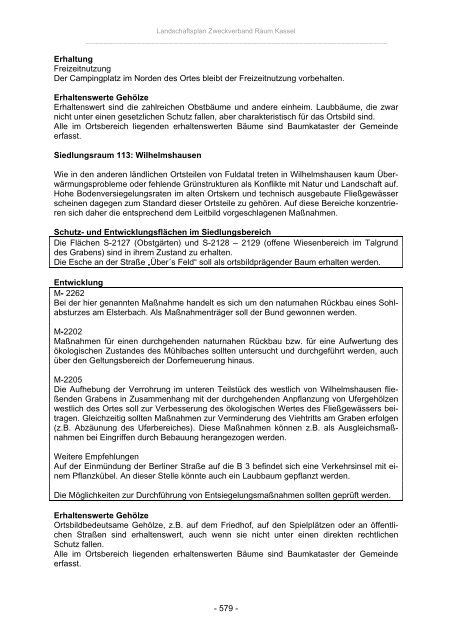 Landschaftsplan Zweckverband Raum Kassel