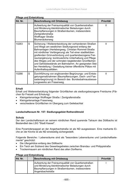 Landschaftsplan Zweckverband Raum Kassel