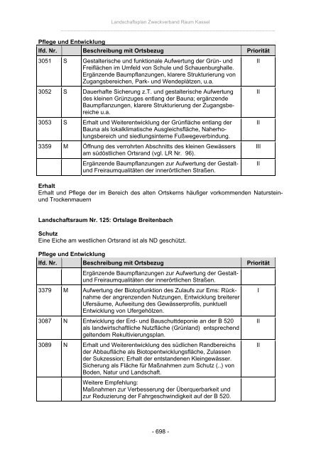 Landschaftsplan Zweckverband Raum Kassel