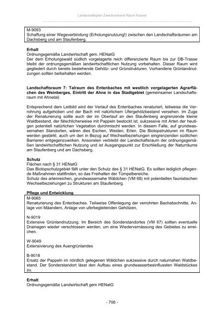 Landschaftsplan Zweckverband Raum Kassel