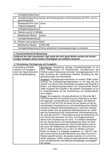 Landschaftsplan Zweckverband Raum Kassel