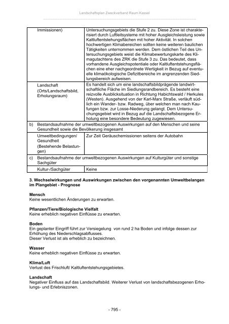 Landschaftsplan Zweckverband Raum Kassel