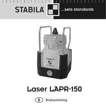 2 grundmetoder för lodrät avvägning - Stabila