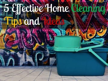 5 Effective Home Cleaning Tips and Ideas