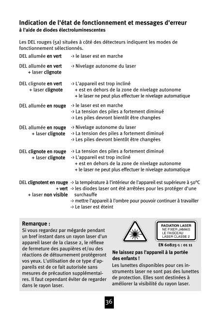 Nivellement vertical - Stabila