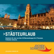 STÄDTEURLAUB - Jochen Schweizer