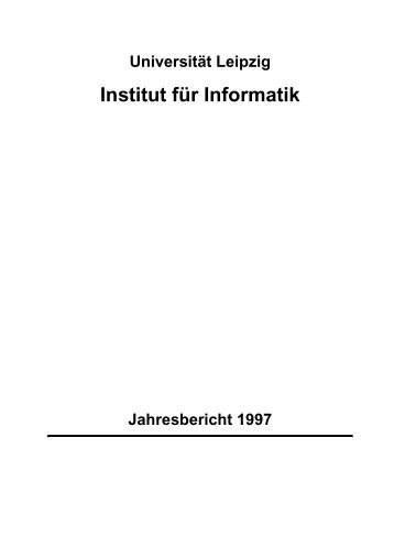 Institut für Informatik an der Universität Leipzig