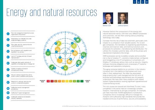 Technology risk radar