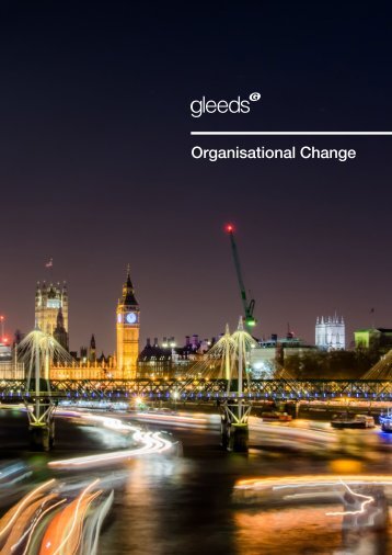 Gleeds "Organisational Change" Brochure