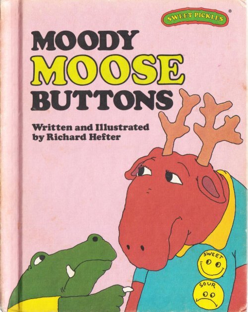 M - Moody Moose buttons